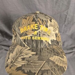 Drake Tire And Auto Service Camo  Adult Adjustable Cap Hat